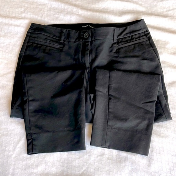 HILARY Radley Black Cotton Capri Pants - Picture 4 of 9